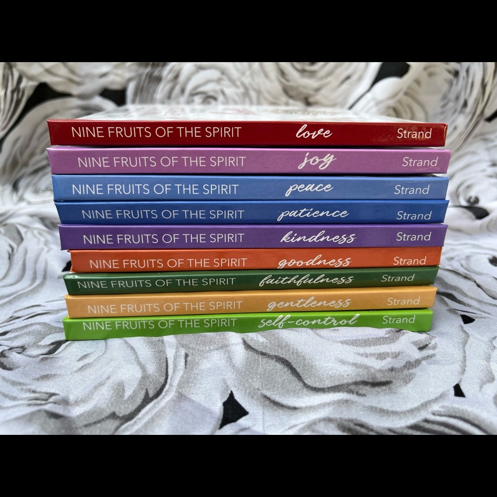 Nine Fruits of the Spirit books. Set.